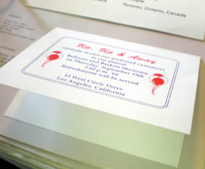 fold over invitation